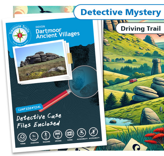 Treasure Hunt in Dartmoor - Solve Clues & Explore