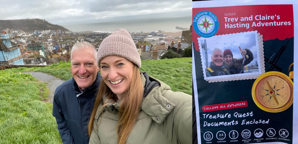 Our November 2021 winner embarked on one of our Treasure Hunt Trails and explored Hastings Old Town to find the treasure.